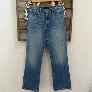 Banana Republic high rise relaxed bootcut denim jeans size 28‎ Petite